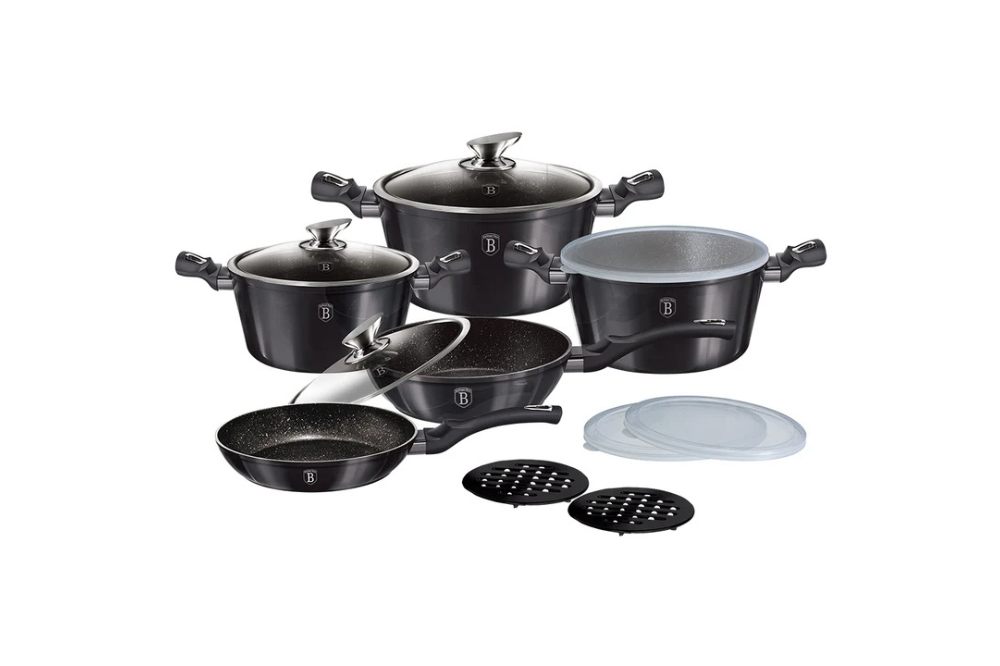 Berlinger Haus Carbon Pro 13-Piece Cookware Set | Non-Stick & Durable BH/6886