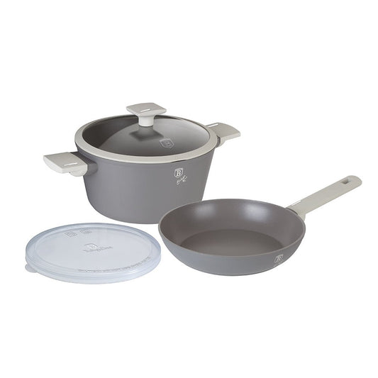 Berlinger Haus Aspen 4 - Piece Cookware Set | BH7079 | Non - Stick & Induction Ready - Hochwertige Küchenprodukte | High Quality Kitchen Product | UrbanHaus