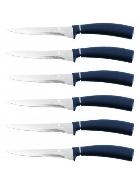 Berlinger Haus BH - 2812 6 - Piece Steak Knife Set | The Ultimate Choice for Steak Lovers! - Hochwertige Küchenprodukte | High Quality Kitchen Product | UrbanHaus