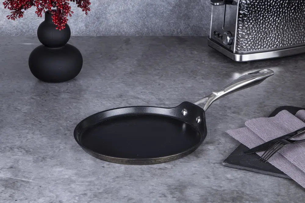 Berlinger Haus BH - 6659 – 25 cm Pancake Pan | Shine Basalt Collection | Premium Non - Stick & Induction Ready - Hochwertige Küchenprodukte | High Quality Kitchen Product | UrbanHaus