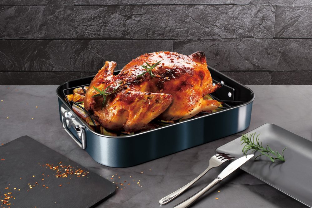 Berlinger Haus BH - 7850 Aquamarine Roasting Pan with Rack – The Perfect Roasting Essential! - Hochwertige Küchenprodukte | High Quality Kitchen Product | UrbanHaus