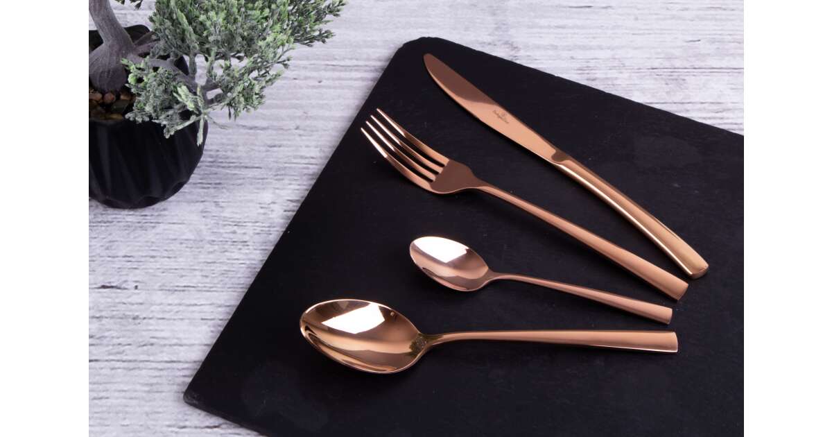 Berlinger Haus BH/2638A Cutlery Set – Rose Gold (16 Pieces) | Elevate Your Dining Experience