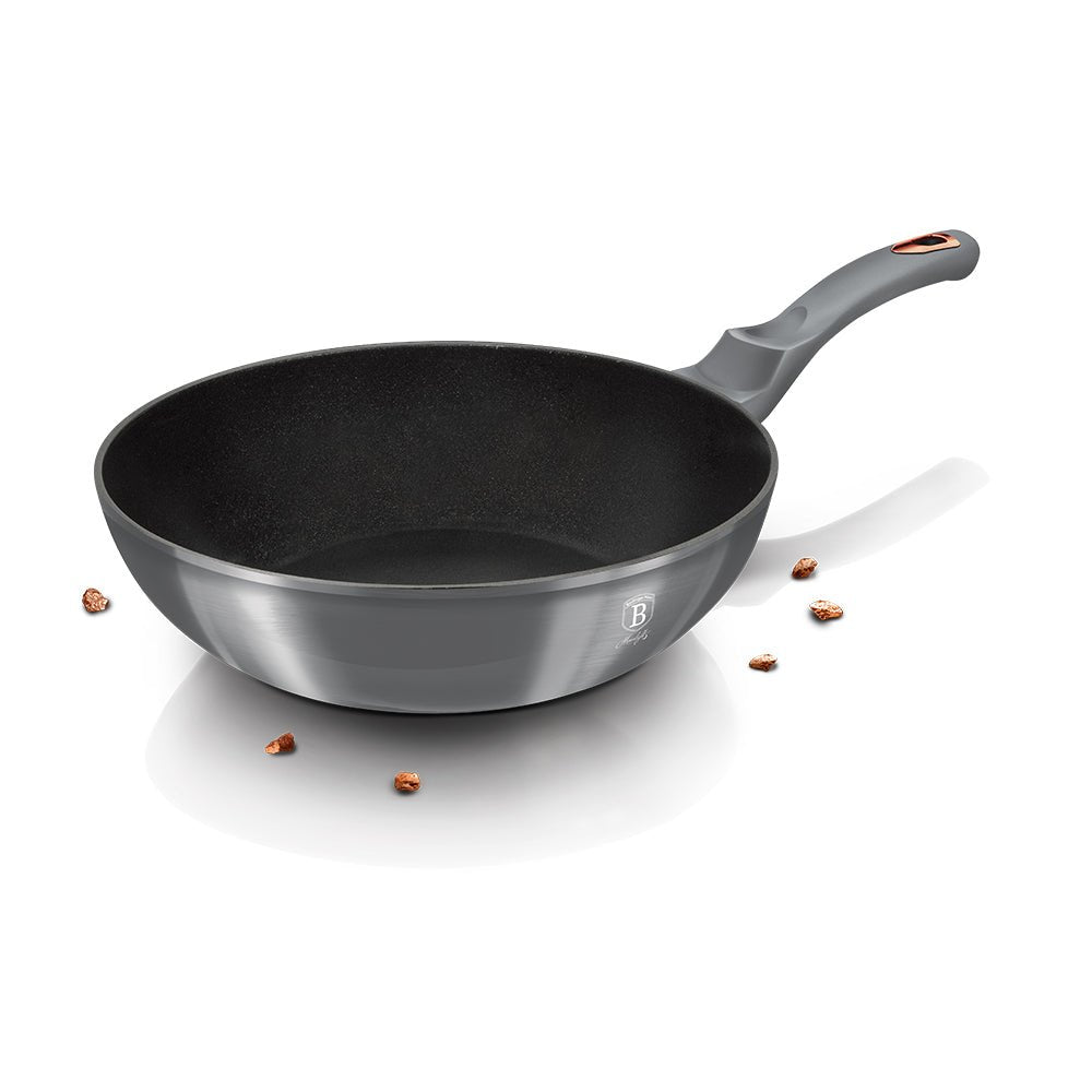 Berlinger Haus BH/6007 – 28 cm Wok Pan | Moonlight Collection | Premium Non - Stick & Induction Ready - Hochwertige Küchenprodukte | High Quality Kitchen Product | UrbanHaus