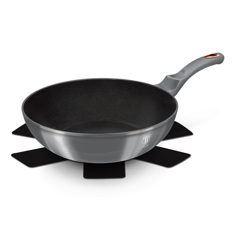 Berlinger Haus BH/6007 – 28 cm Wok Pan | Moonlight Collection | Premium Non - Stick & Induction Ready - Hochwertige Küchenprodukte | High Quality Kitchen Product | UrbanHaus