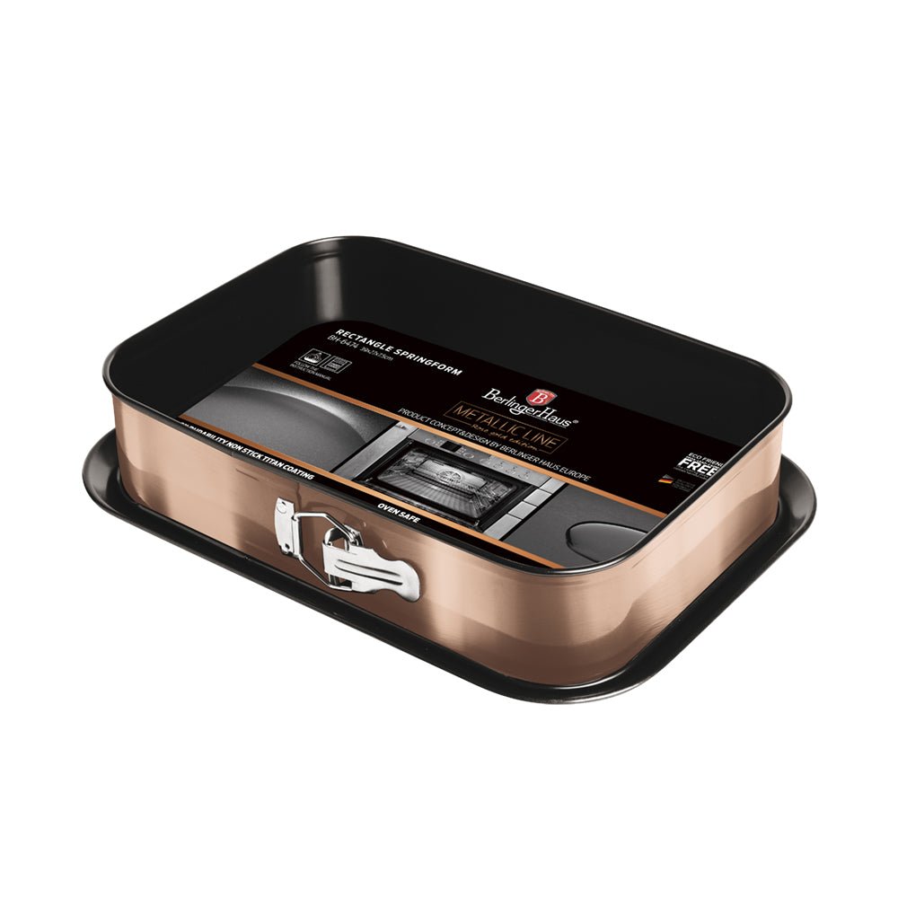 Berlinger Haus BH/6474SW Rose Gold Spring Form Cake Tin – Elevate Your Baking Game! - Hochwertige Küchenprodukte | High Quality Kitchen Product | UrbanHaus