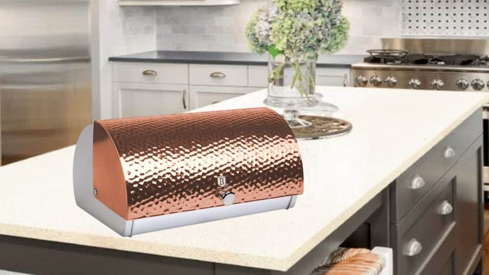 Berlinger Haus BH/6726 Rose Gold Edition Bread Box: A Blend of Elegance and Practicality - Hochwertige Küchenprodukte | High Quality Kitchen Product | UrbanHaus