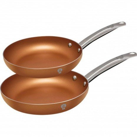 Blaumann Le Chef Collection 2 - Piece Frypan Set – Copper Non - Stick Coating (BL - 3341) | Elevate Your Cooking Experience - Hochwertige Küchenprodukte | High Quality Kitchen Product | UrbanHaus